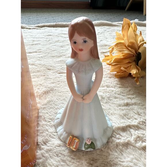 Enesco Growing Up Figurine Age 10 0416SW - Picture 1 of 5